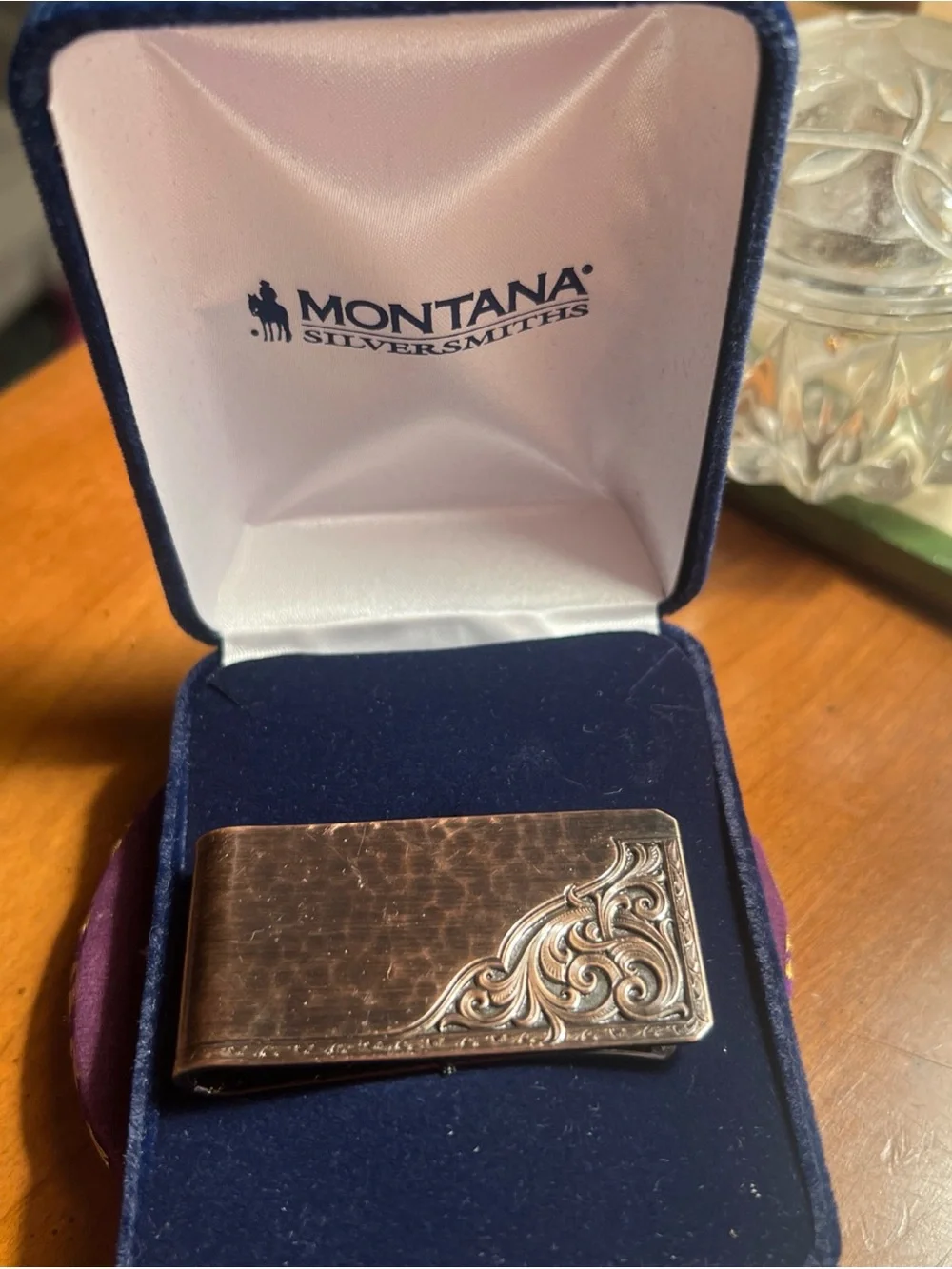 Montana Silversmiths Rough Out Money Clip - NIB